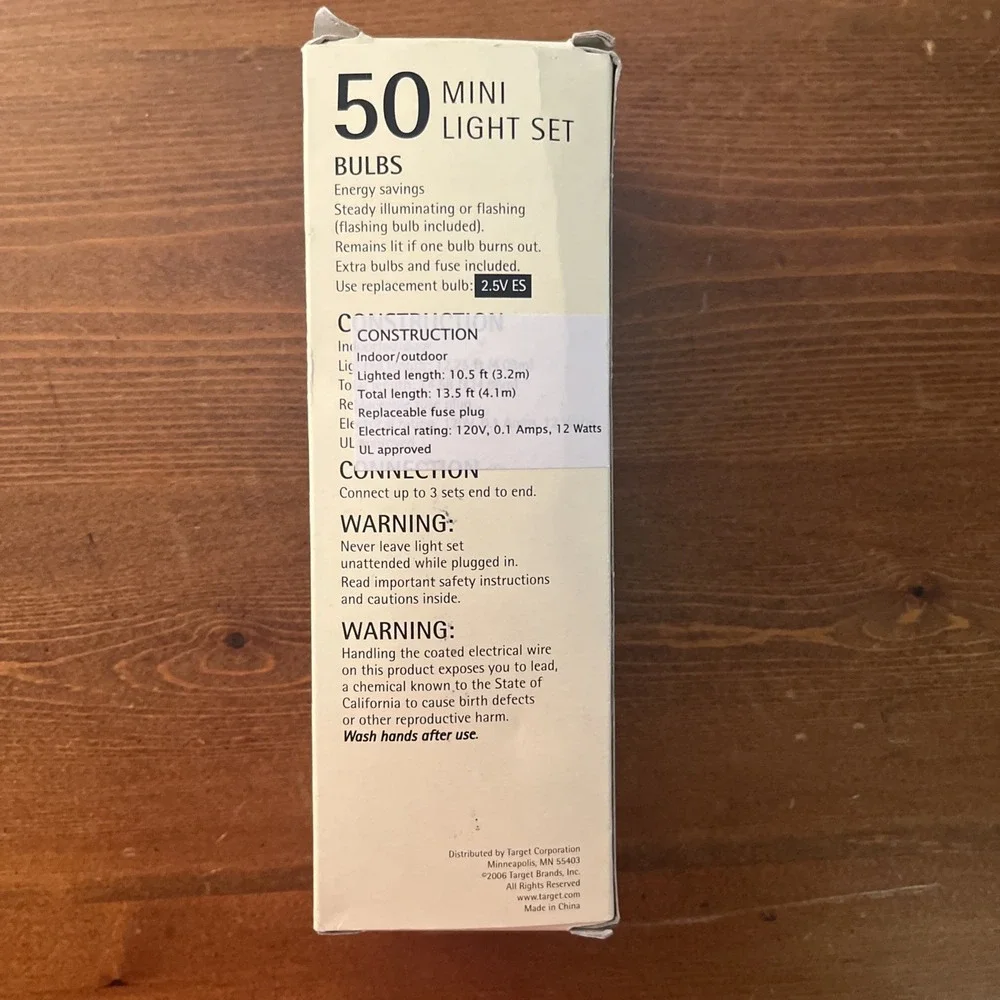 Mini Lights 50 Count 